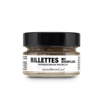 Gänse-Rillettes steinpilze