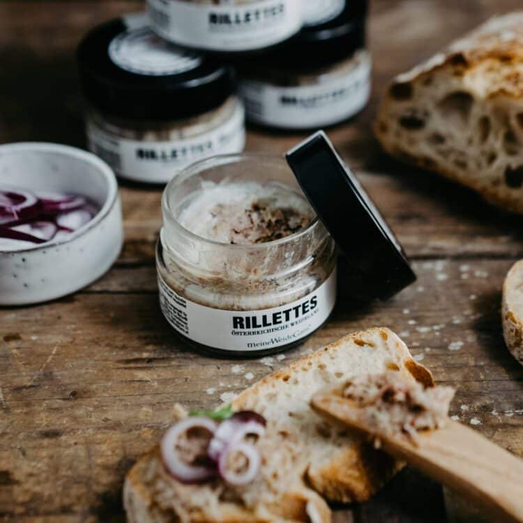 Gänse-Rillettes Trilogie