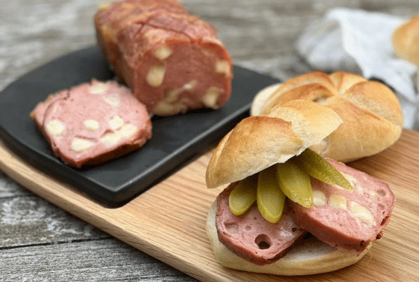 Gänse-Käse-Leberkäse